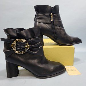 L'Artiste By Spring Step Milagros Black Bootie Women's Size 9M New